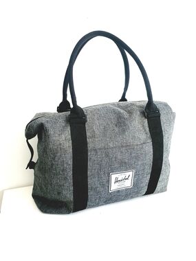 Herschel Supply Company Grey Tote with Black Handles